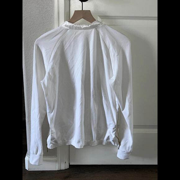 Lilly Pulitzer Women's Beautiful Fitted Puffer Jacket Long Sleeve White Size M - Picture 4 of 8